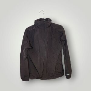 Pink Victoria secret rain Coat PINK Victoria's Secret women's Black Windbreaker